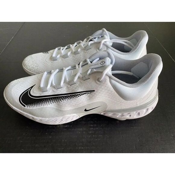 Nike Alpha Huarache Elite 4 Low FD2745-100 Baseball Cleats Men’s Size 14 - Picture 6 of 10